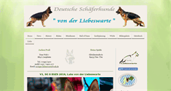 Desktop Screenshot of liebeswarte.de